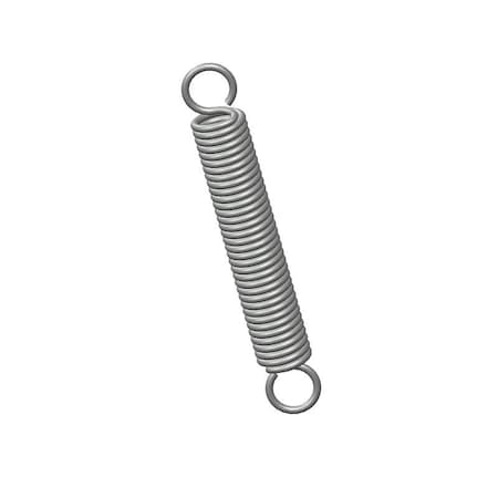 Extension Spring, O= .750, L= 5.00, W= .105